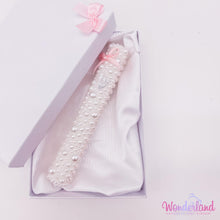 Load image into Gallery viewer, White Pearl Baby Mezuzah 5"