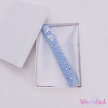 Load image into Gallery viewer, Blue Pearl Baby Mezuzah 5"