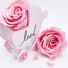 Load image into Gallery viewer, Stroller Pin Name & Preserved Rose
