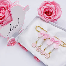 Load image into Gallery viewer, Stroller Pin Name & Preserved Rose
