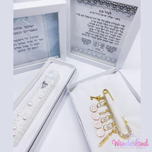 Load image into Gallery viewer, Baby Boy Blue Polka Blessing