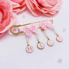 Load image into Gallery viewer, Stroller Pin Name & Bows