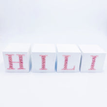 Load image into Gallery viewer, Wood Blocks Pearls Name