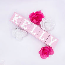 Load image into Gallery viewer, Wood Blocks Wood Letters Name
