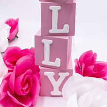 Load image into Gallery viewer, Wood Blocks Wood Letters Name