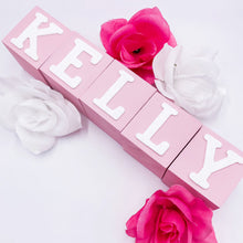 Load image into Gallery viewer, Wood Blocks Wood Letters Name