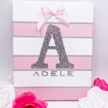 Load image into Gallery viewer, Canvas Rhinestones Name