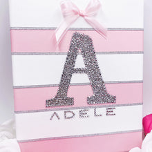 Load image into Gallery viewer, Canvas Rhinestones Name