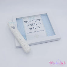 Load image into Gallery viewer, Baby Boy Blue Polka Blessing