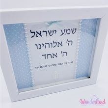 Load image into Gallery viewer, Baby Boy Blue Polka Blessing