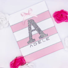Load image into Gallery viewer, Canvas Rhinestones Name