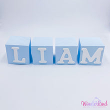 Load image into Gallery viewer, Wood Blocks Wood Letters Name