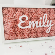 Load image into Gallery viewer, Framed Flowers Name