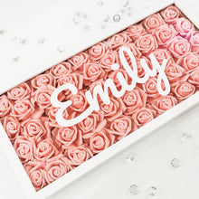 Load image into Gallery viewer, Framed Flowers Name