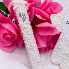 Load image into Gallery viewer, Baby Pearl Mezuzah & Hamsa Pearls Blessing