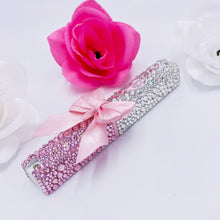 Load image into Gallery viewer, Set Birth Certificate & Baby Rhinestones Mezuzah Big Bow