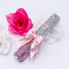 Load image into Gallery viewer, Baby Rhinestones 5.75" Mezuzah Big Bow