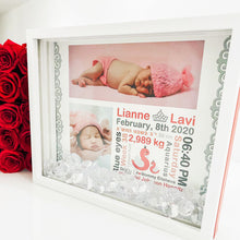 Load image into Gallery viewer, Birth Certificate Shadow Box