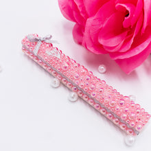 Load image into Gallery viewer, Pink Pearl Baby Mezuzah 5"