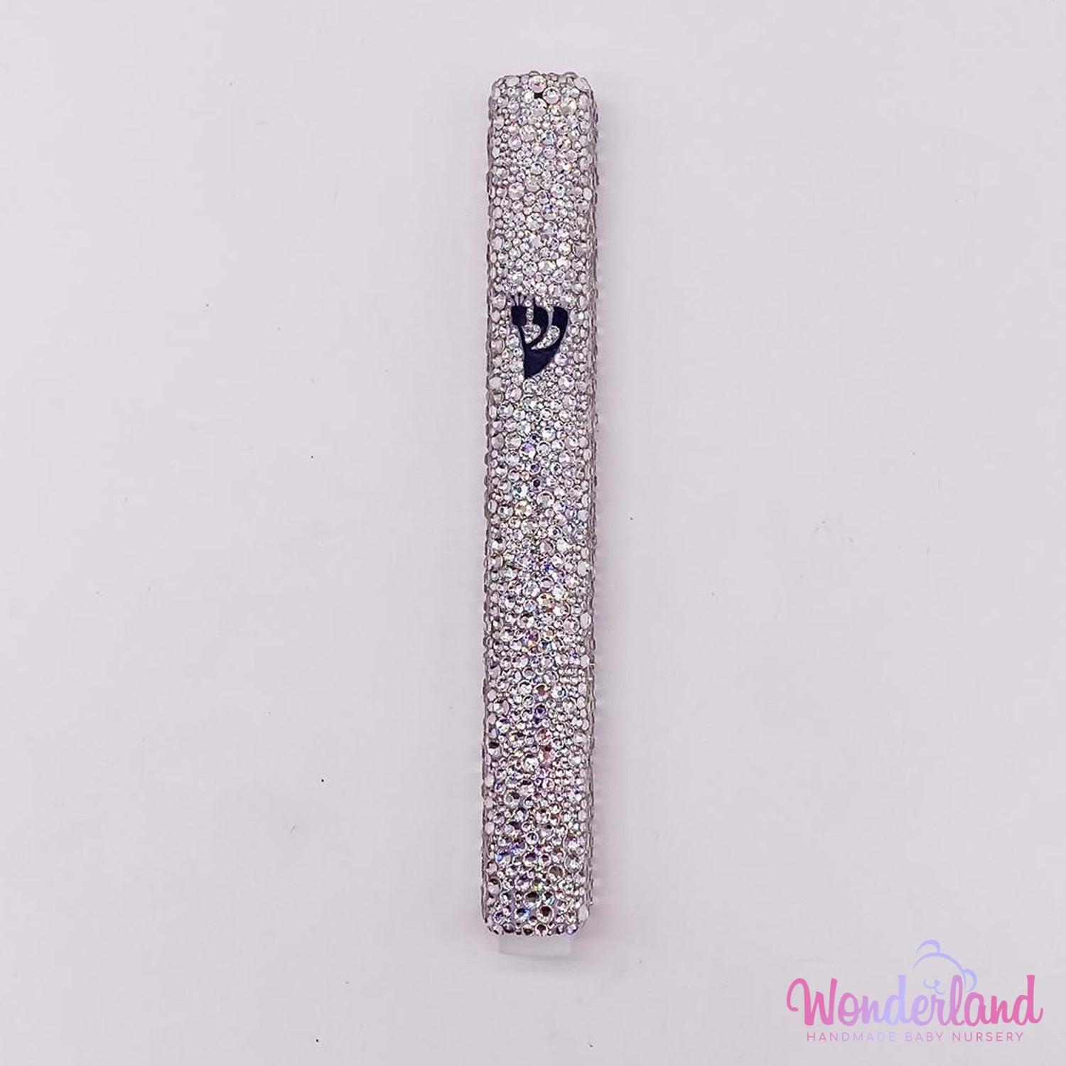 Mixed Small & Big Rhinestones Mezuzah 7 Mixed Colors