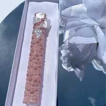 Load image into Gallery viewer, Old Rose Pearl Baby Mezuzah 5&quot;
