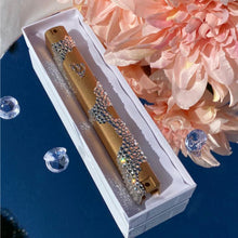 Load image into Gallery viewer, Earth&#39;s Cracks Mixed Small &amp; Big Rhinestones 7&quot; Mezuzah
