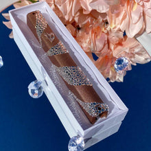 Load image into Gallery viewer, Rays Mixed Small &amp; Big Rhinestones 7&quot; Mezuzah
