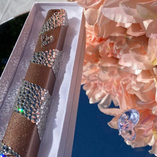 Load image into Gallery viewer, Rays Mixed Small &amp; Big Rhinestones 7&quot; Mezuzah
