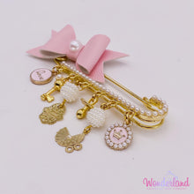 Load image into Gallery viewer, Pearls &amp; Beads Stroller Pin 3&quot;1/4
