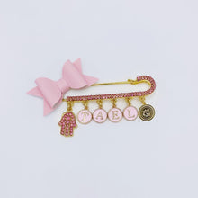 Load image into Gallery viewer, Pink Name Stroller Pin 3&quot;1/4
