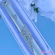 Load image into Gallery viewer, Free Design Mixed Small &amp; Big Rhinestones 7&quot; Mezuzah
