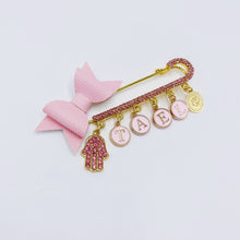 Load image into Gallery viewer, Pink Name Stroller Pin 3&quot;1/4
