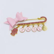 Load image into Gallery viewer, Pink Name Stroller Pin 3&quot;1/4
