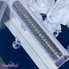 Load image into Gallery viewer, Rain Fall Mixed Small &amp; Big Rhinestones 7&quot; Mezuzah
