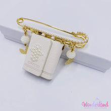 Load image into Gallery viewer, Tehilim Pearls Stroller Pin 3&quot;1/4
