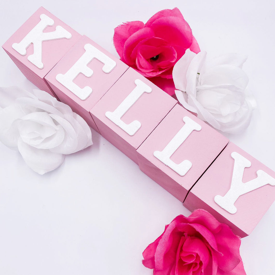 Wood Blocks Wood Letters Name