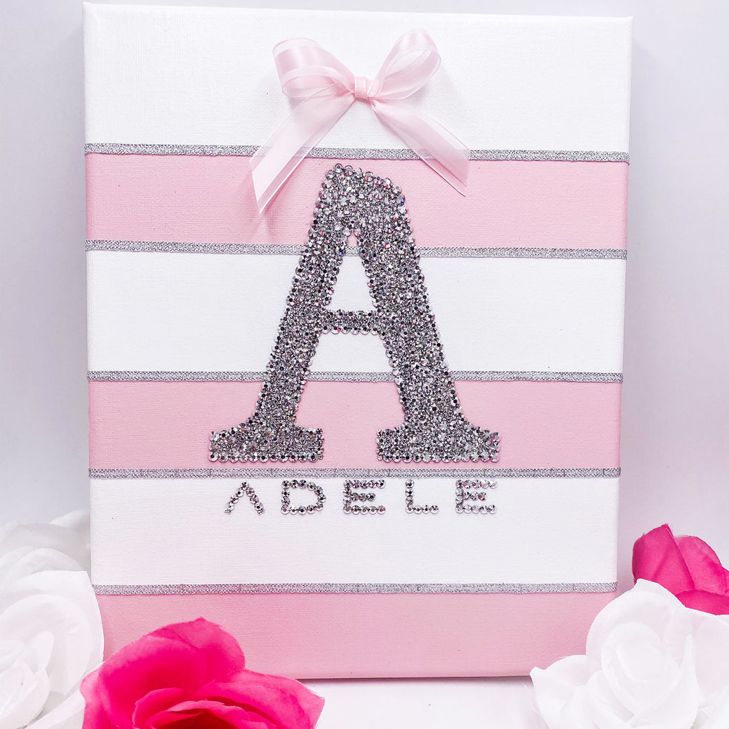 Canvas Rhinestones Name