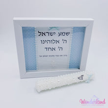 Load image into Gallery viewer, Baby Boy Blue Polka Blessing
