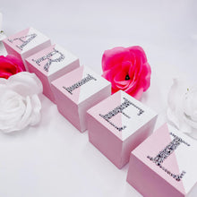 Load image into Gallery viewer, Wood Blocks 2 Colors Rhinestones Name

