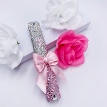 Load image into Gallery viewer, Baby Rhinestones 5.75&quot; Mezuzah Big Bow
