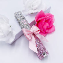 Load image into Gallery viewer, Baby Rhinestones 5.75&quot; Mezuzah Big Bow
