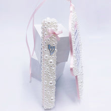 Load image into Gallery viewer, Baby Pearl Mezuzah &amp; Hamsa Pearls Blessing
